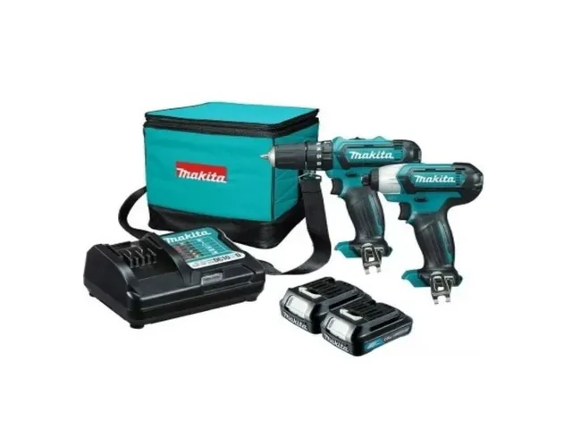 Makita CLX205SX2 Bộ sản phẩm(hp332d+td111d+bl1016*2