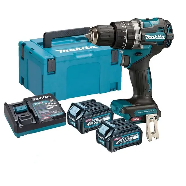 Makita HP002GD201 Máy khoan búa và vặn vít dùng pin(bl)(40 (kèm 02 pin 2.5 ah + sạc)