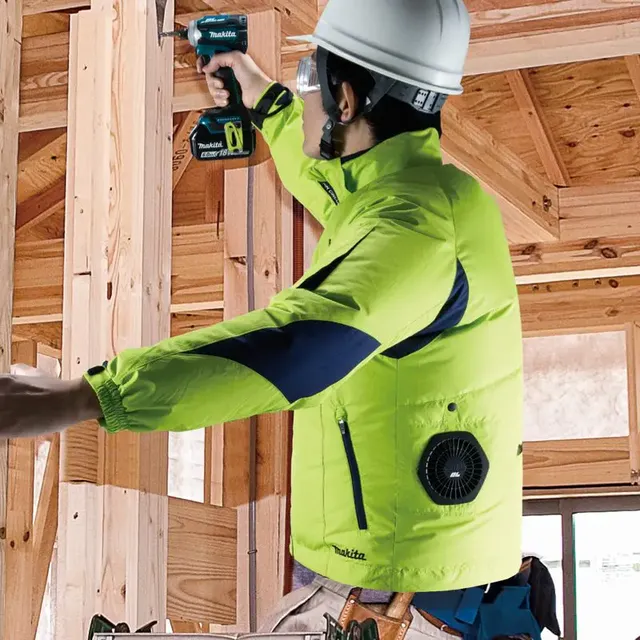 Makita DFJ212ZM Áo khoác làm mát dùng pin size m(bl) (không kèm pin sạc)