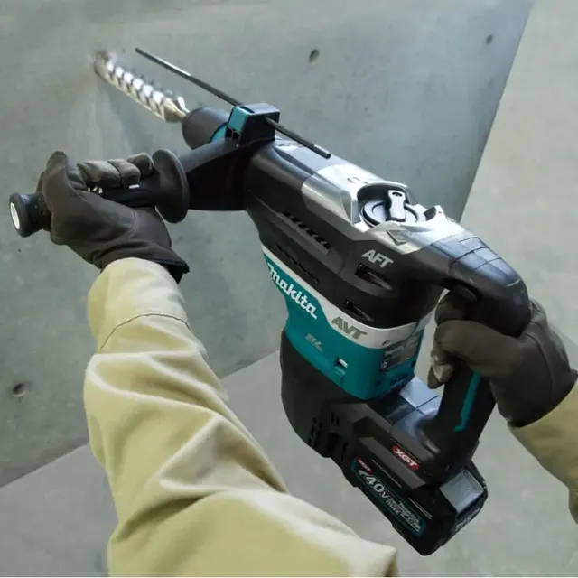 Makita HR005GM201 Máy khoan bê tông dùng pin(chuôi gài sd (kèm 02 pin 4.0ah + sạc nhanh)