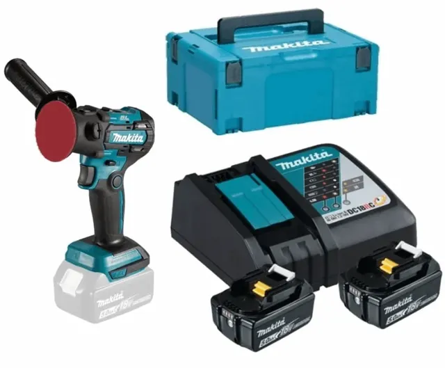 Makita DPV300RTJ Máy đánh bóng dùng pin(18v) (kèm 02 pin 5.0 + sạc nhanh)
