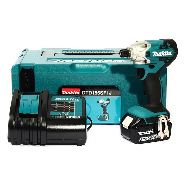 Makita DTD156SF1J Máy bắt vít dùng pin(bl1830b*1+dc18sd+ (kèm 01 pin 3.0 + sạc)