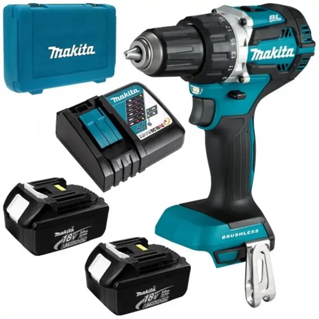Makita DDF484RFE Máy khoan và vặn vít dùng pin(bl)(18v) (kèm 02 pin 3.0 + sạc nhanh)