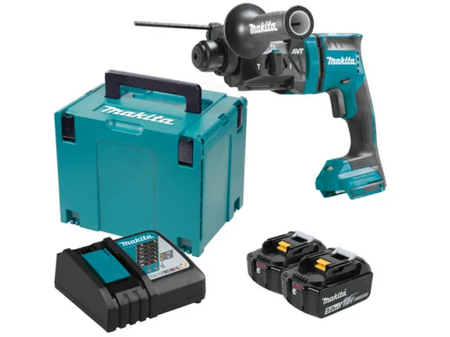 Makita DHR182RTJ Máy khoan bê tông 3 chức năng dùng pin (kèm 02 pin 5.0 + sạc nhanh)