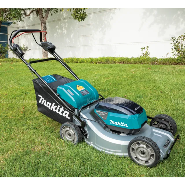 Makita DLM533PT4 Máy cắt cỏ đẩy dùng pin(530mm/bl)(18vx2) (kèm 02 pin 5.0 + sạc nhanh)