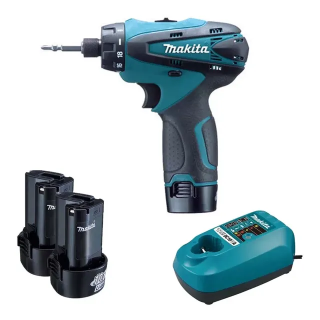Makita DF030DWE Máy khoan và vặn vít dùng pin(10.8v) (kèm 02 pin 1.5ah + sạc)