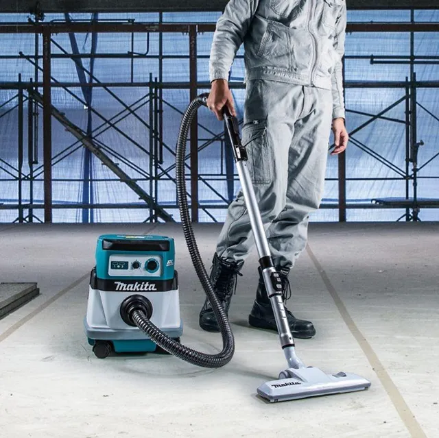 Makita DVC865LZX2 Máy hút bụi dùng pin(ướt &amp; khô/bl)(18vx2 (không kèm pin sạc)