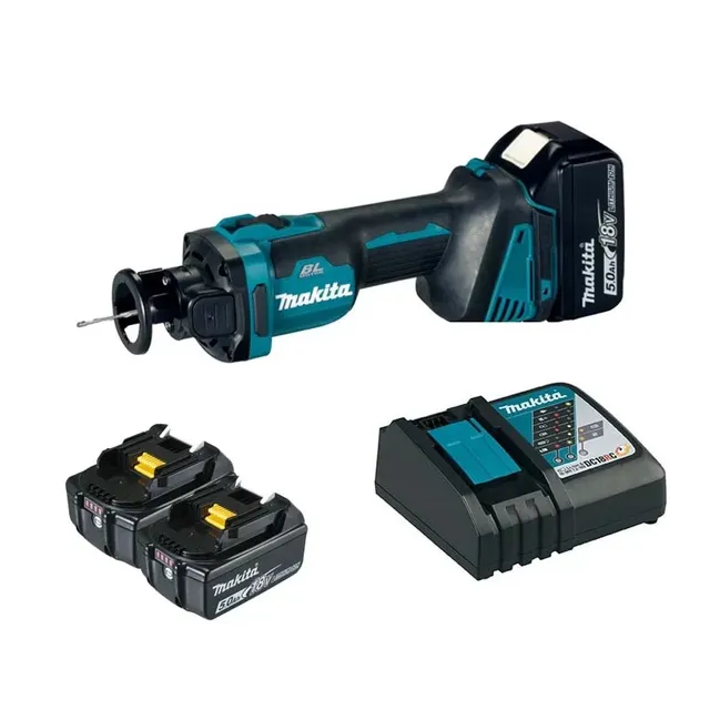 Makita DCO181RTJ Máy cắt thạch cao dùng pin(bl)(18v) (kèm 02 pin 5.0 + sạc nhanh)