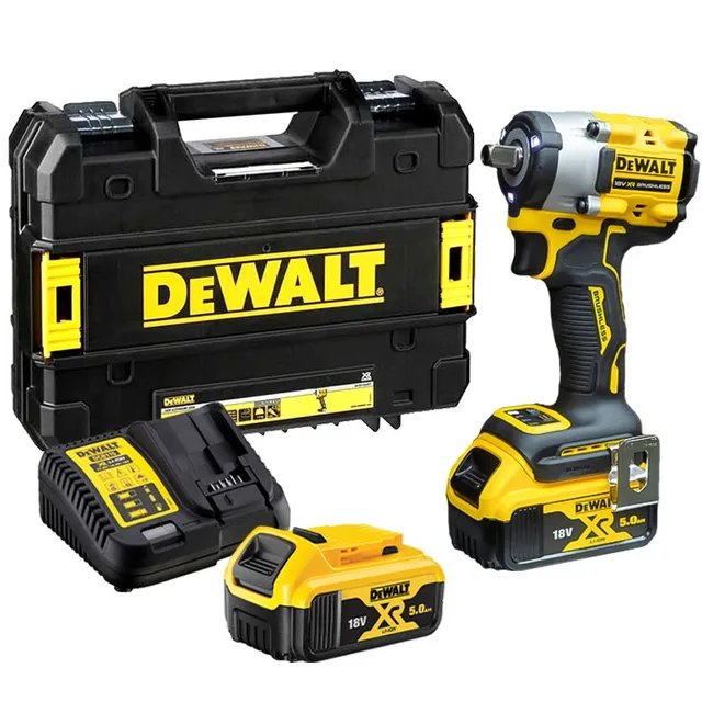Dewalt DCF922P2 Máy Siết Bulong Cầm Tay  (Kèm 02 Pin 5.0 + Sạc)